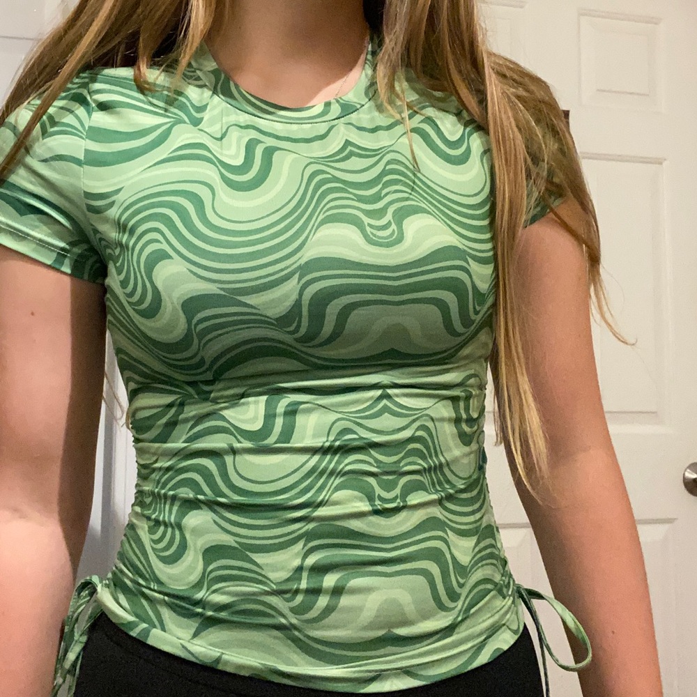 80’s print top